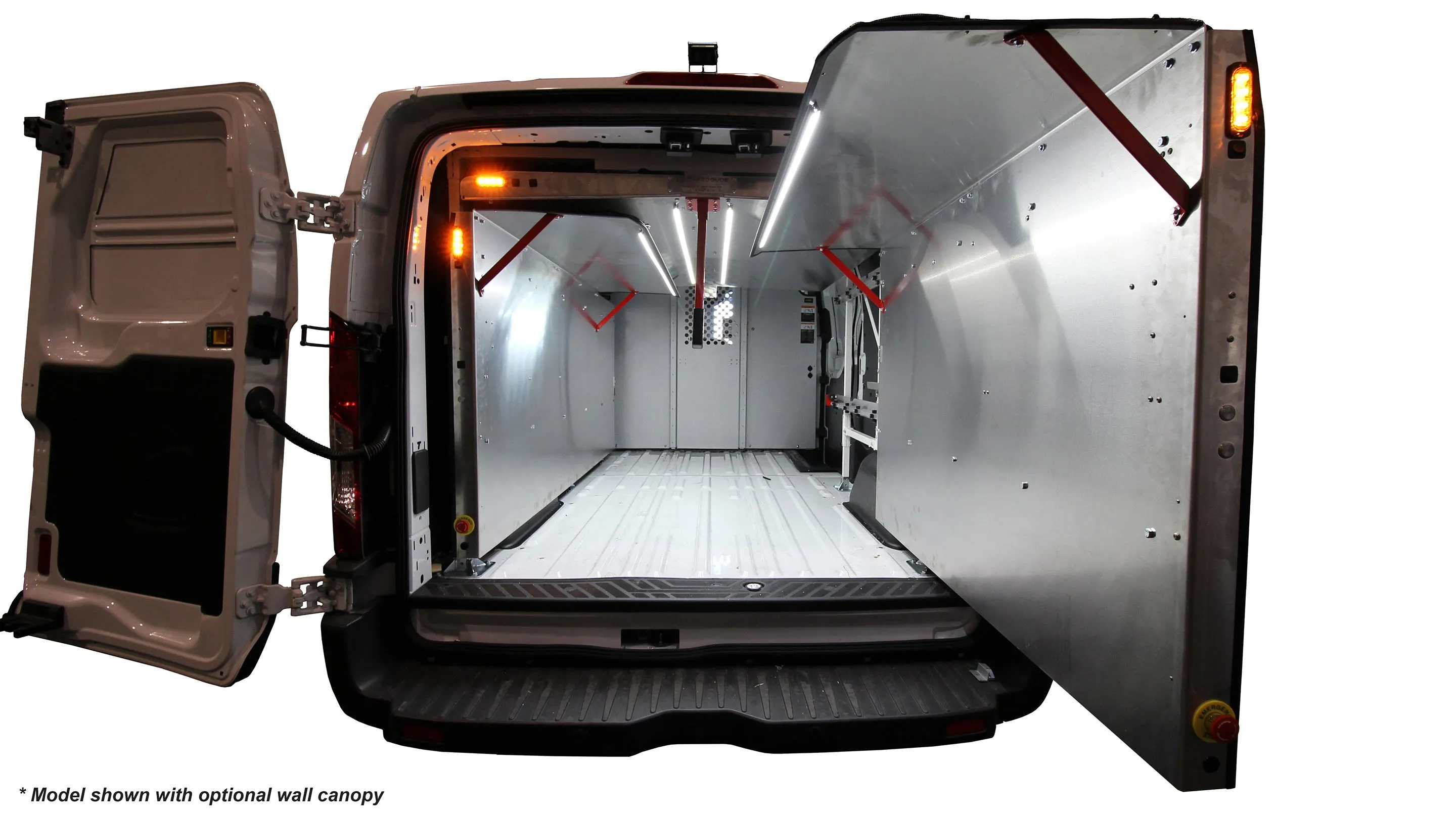 CargoGlide WSST302-23 Van Storage Sliding Platform Wall