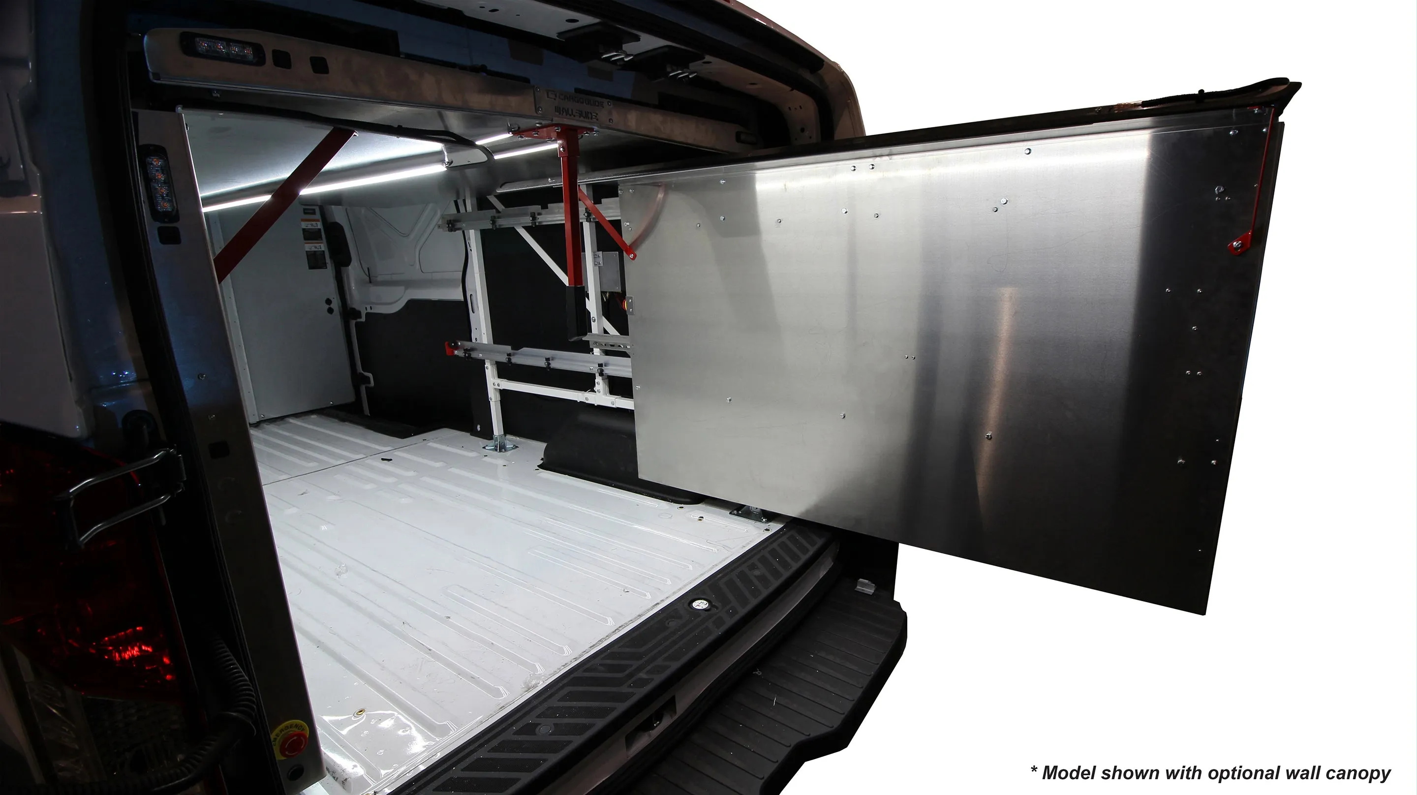 CargoGlide WSST402-23 Van Storage Sliding Platform Wall