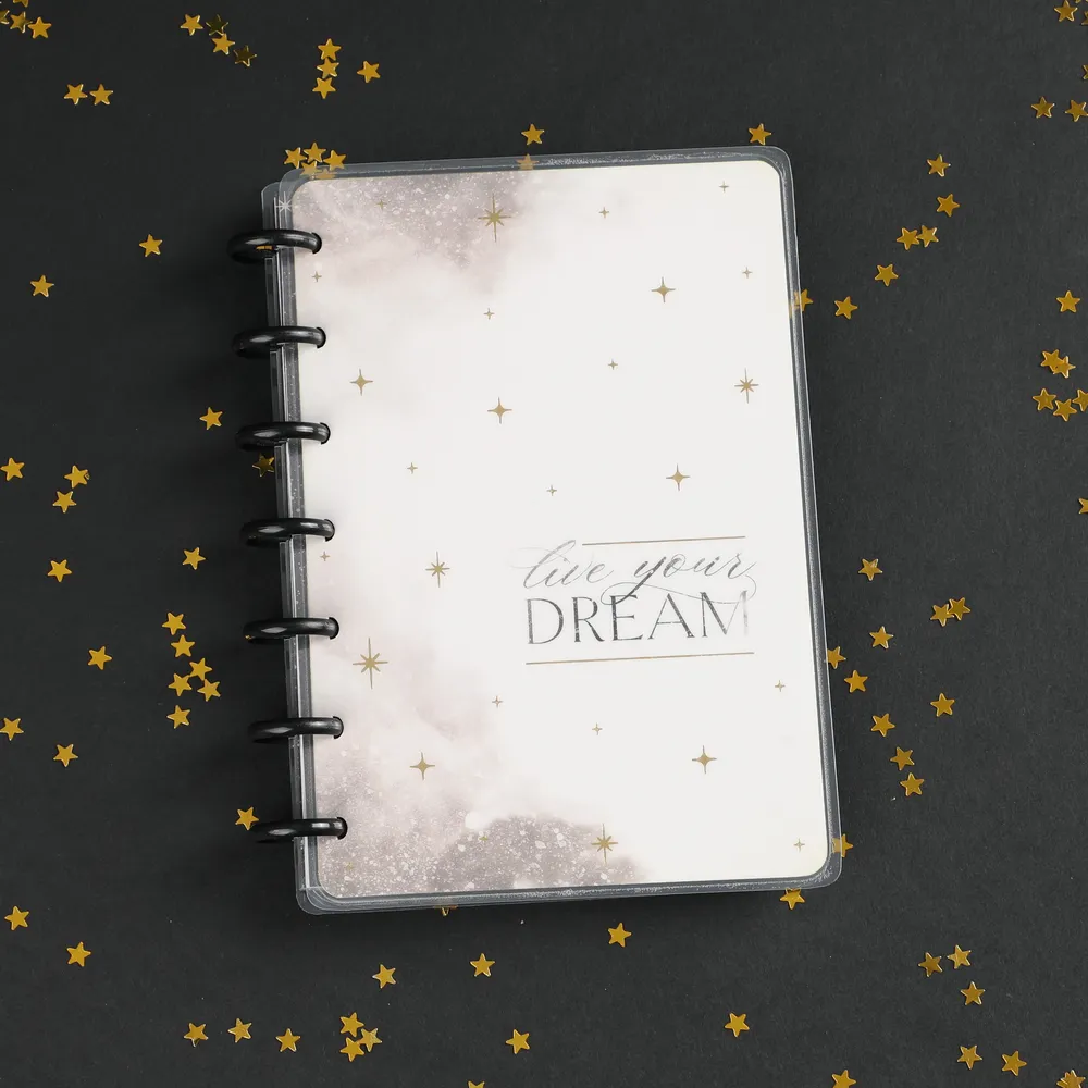 Celestial Elegance - Dot Grid Mini Notebook - 60 Sheets