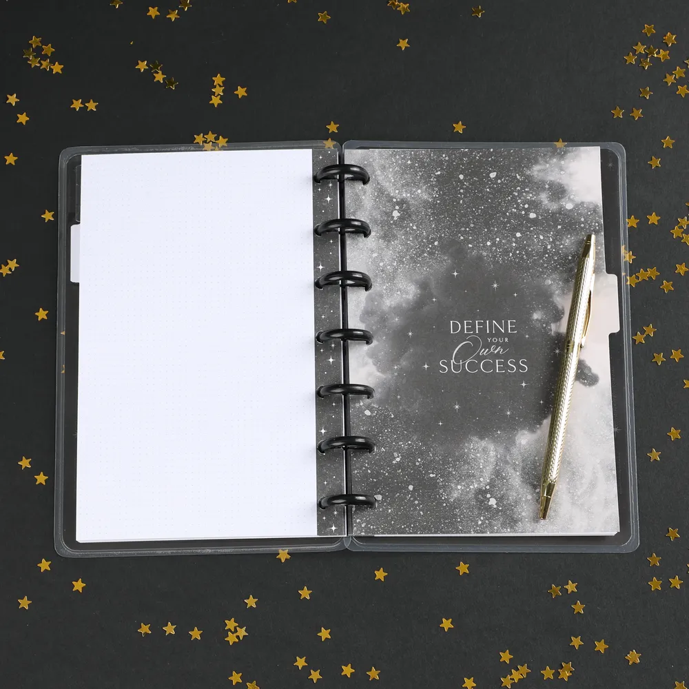 Celestial Elegance - Dot Grid Mini Notebook - 60 Sheets