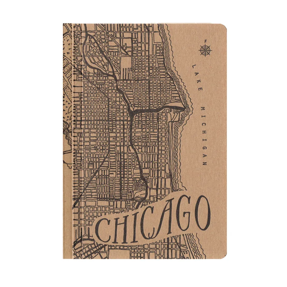 Chicago City Map Notebook