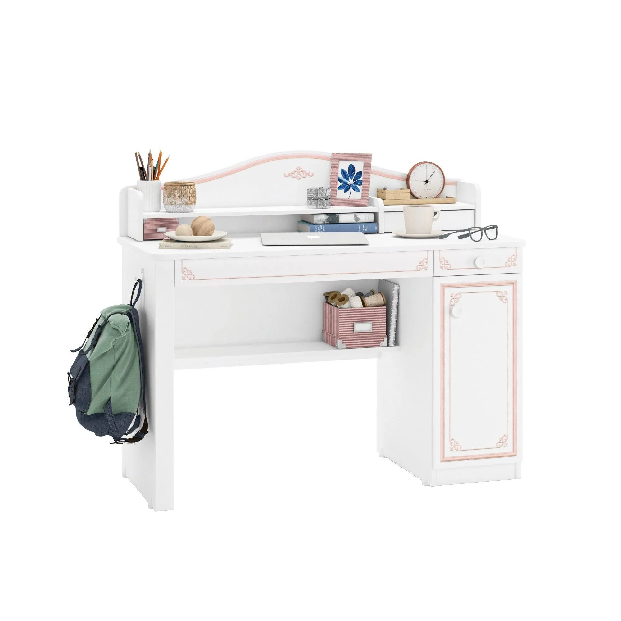 Cilek Selena Pink Small Study Unit Only (Fits Line Desk too)