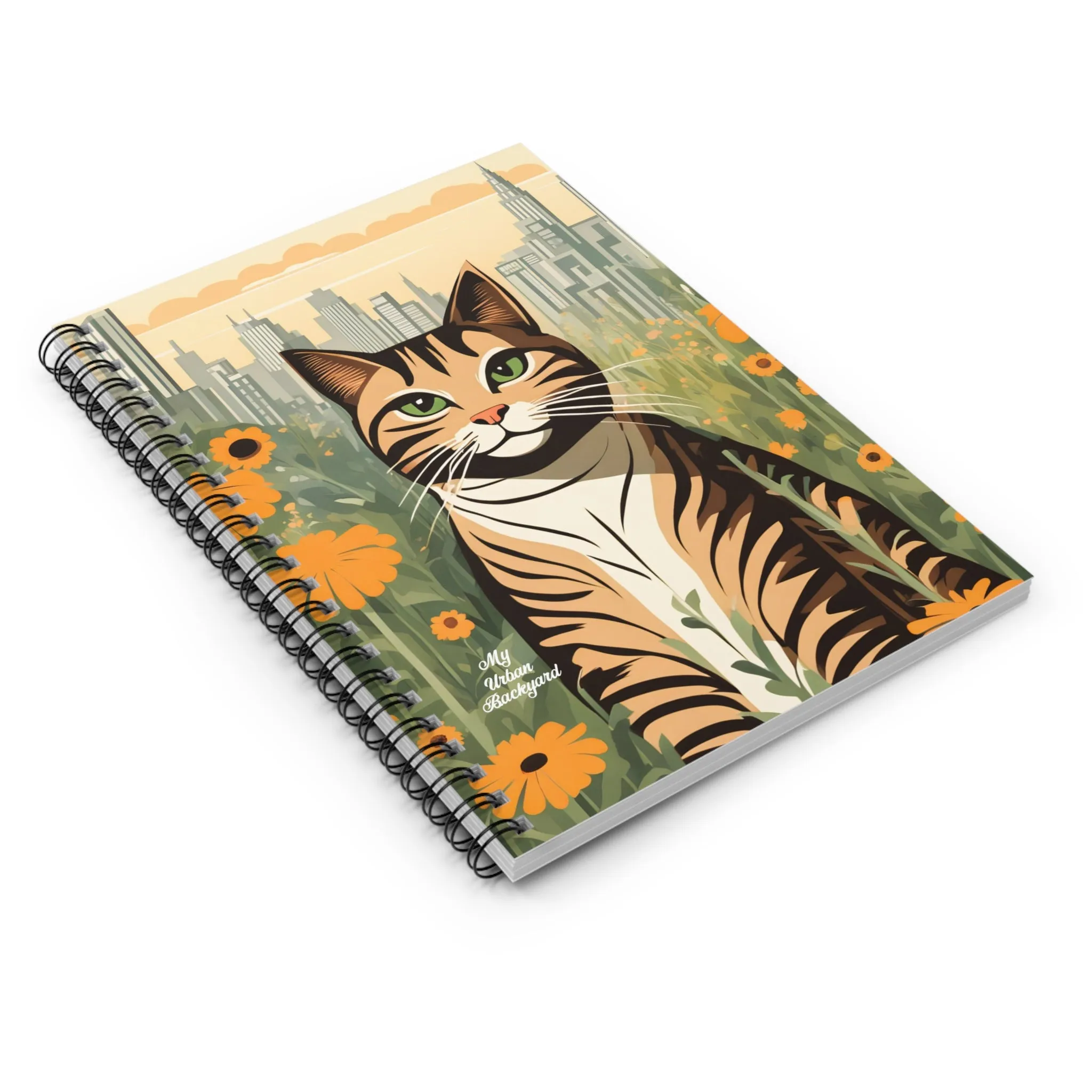 City Tabby, Spiral Notebook Journal - Write in Style