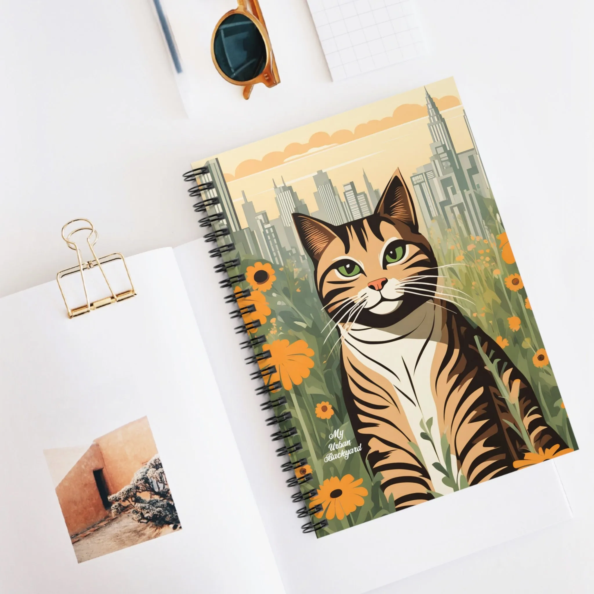 City Tabby, Spiral Notebook Journal - Write in Style