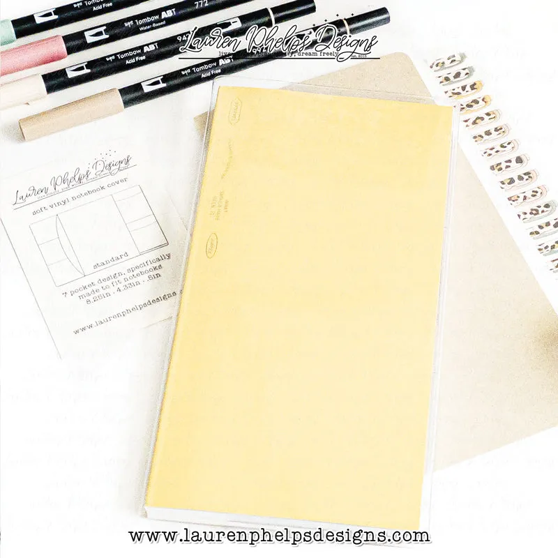 Clear Soft Vinyl Notebook Cover