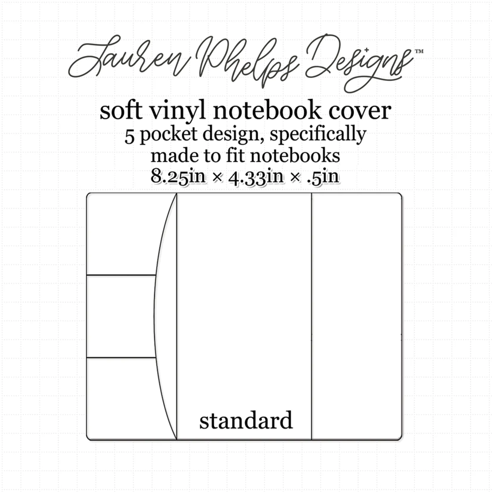 Clear Soft Vinyl Notebook Cover