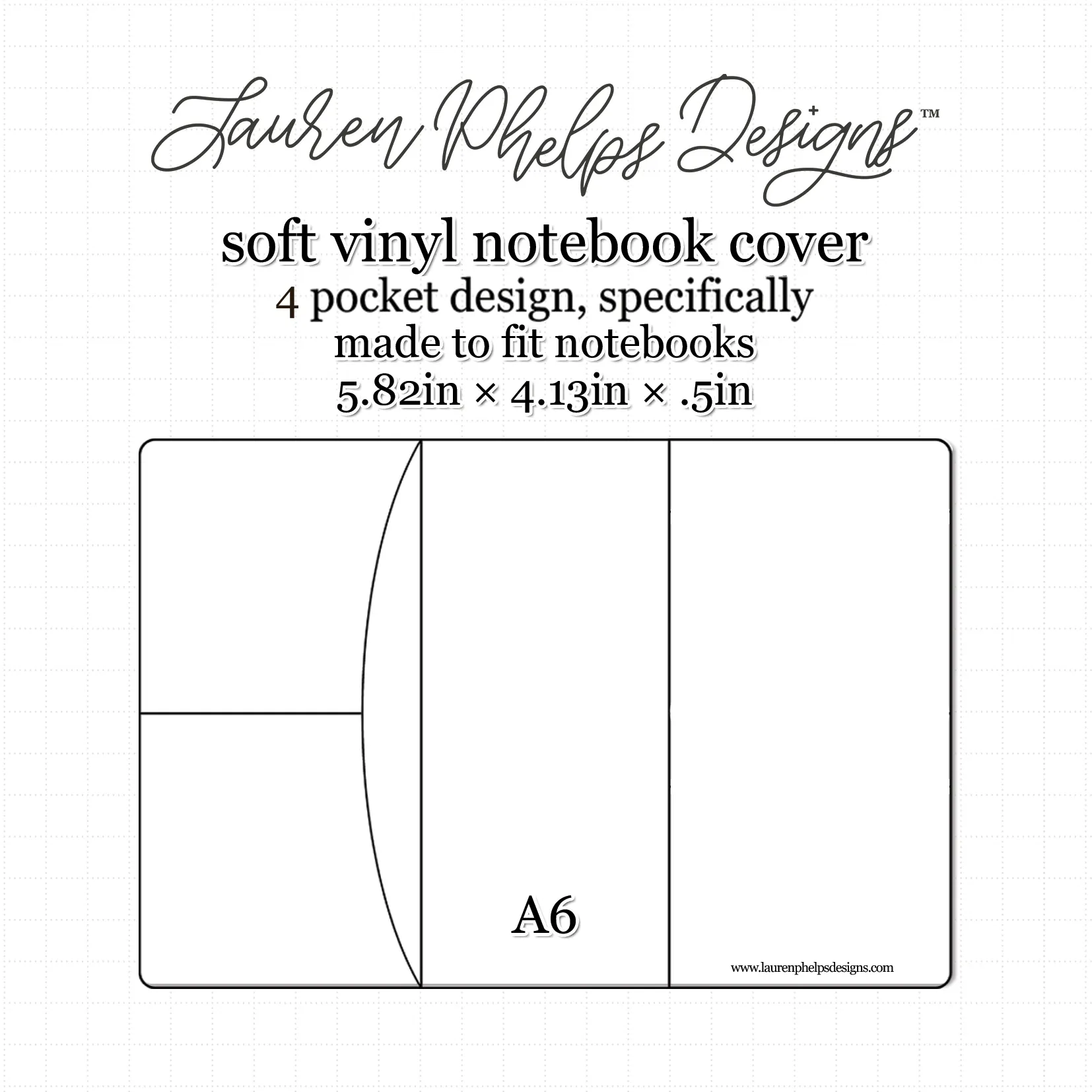 Clear Soft Vinyl Notebook Cover