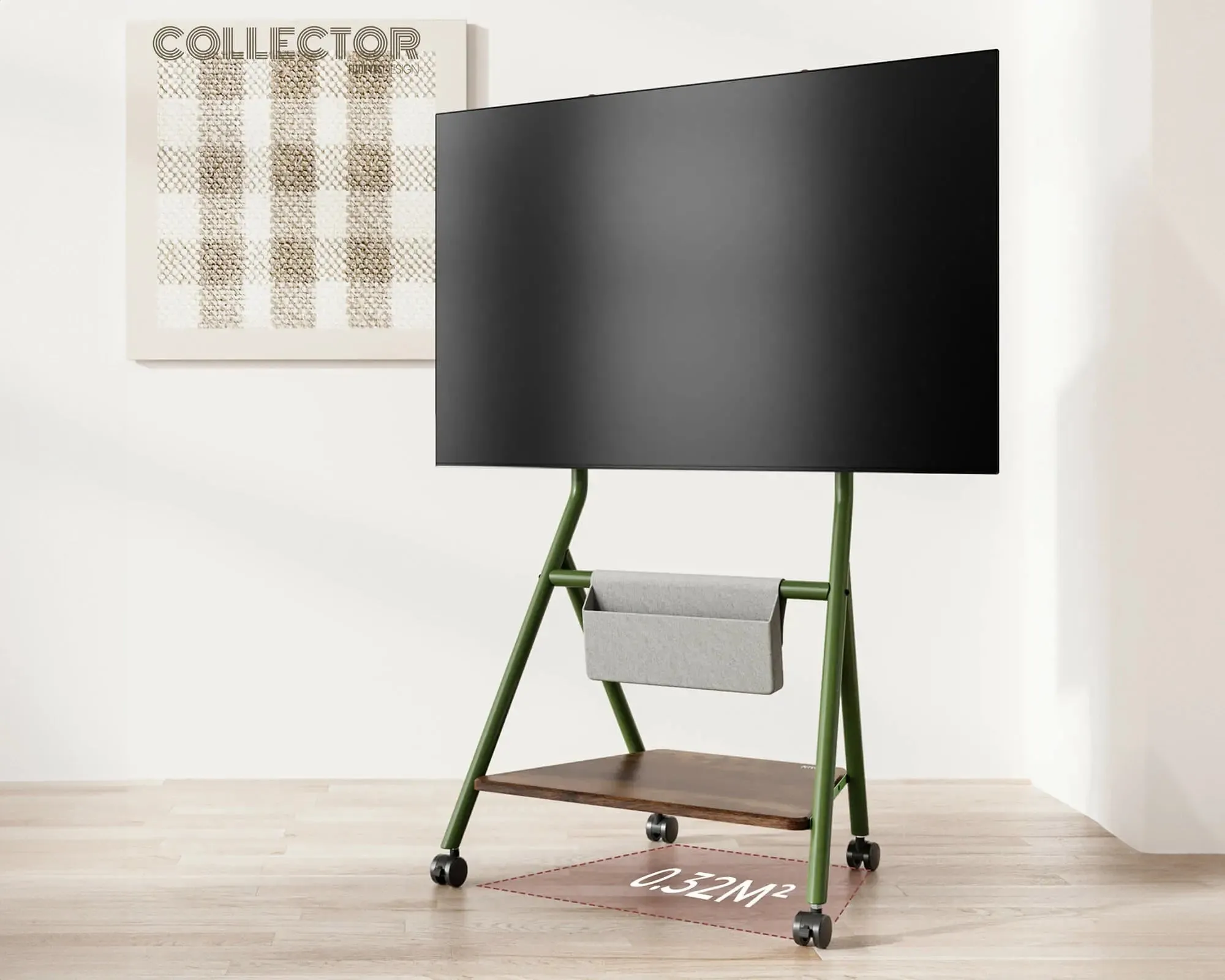 Collector TC65 Rolling TV Stand