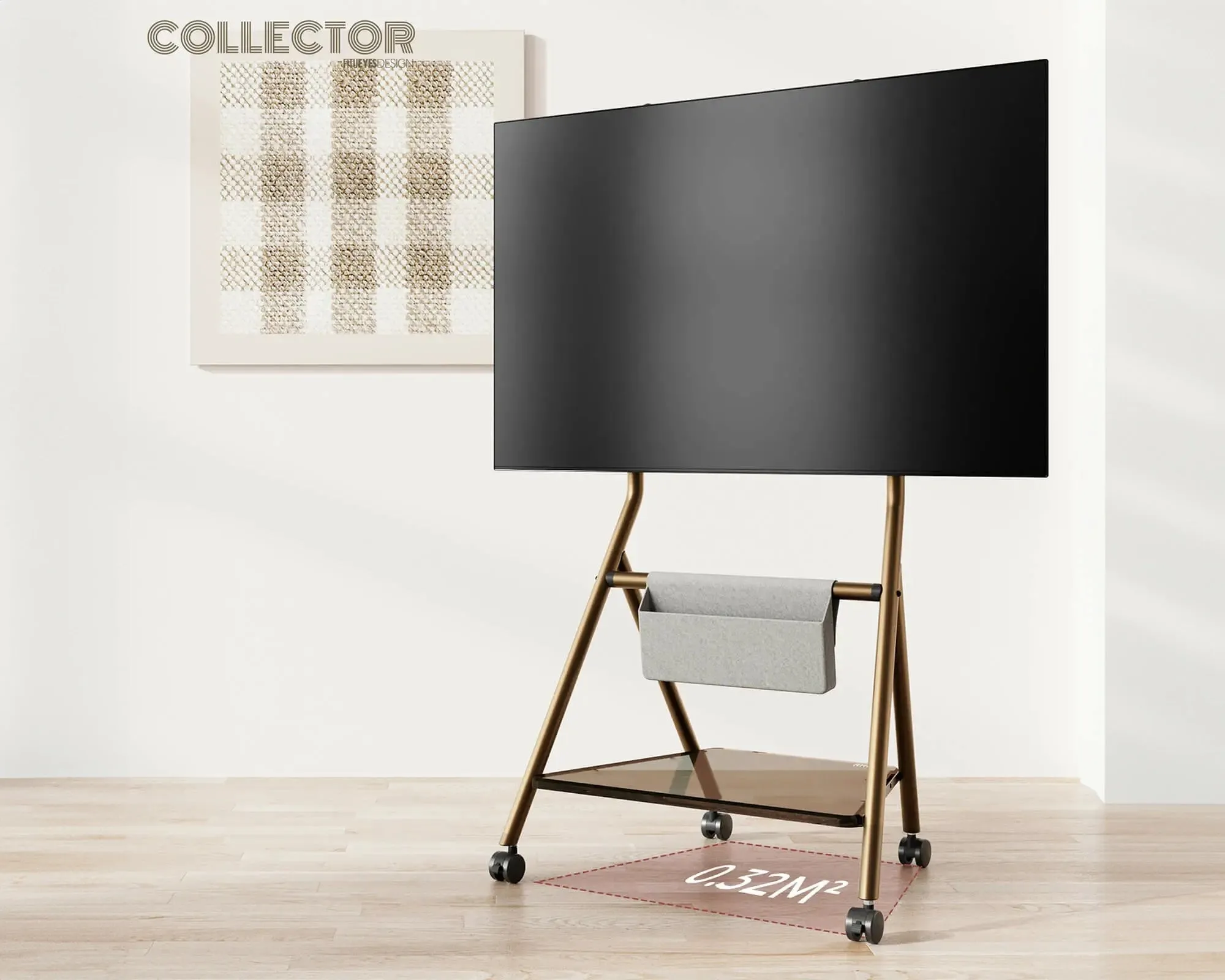 Collector TC65 Rolling TV Stand