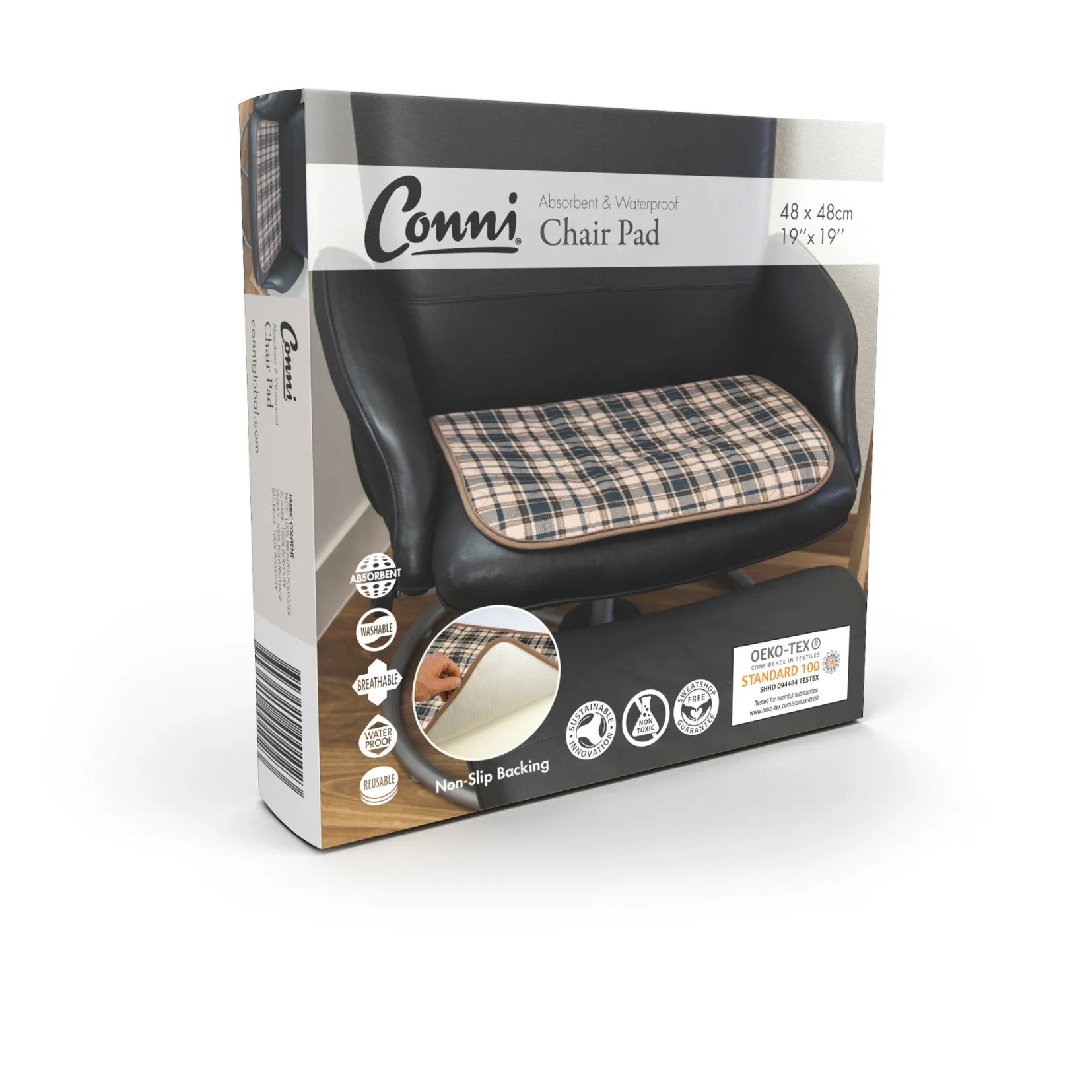 Conni Chair Pad Small - Tartan (1)