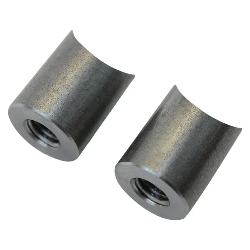 Coped Steel Handlebar Riser Bungs 1/2-13 Threaded by TC Bros