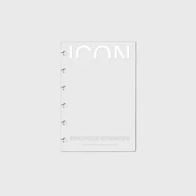 Crystal Clear Notebook Cover | Icon | CP Petite