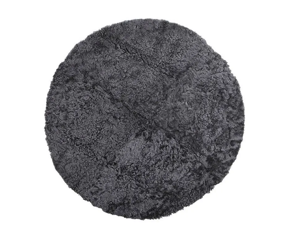 Curly Sheepskin Seat Cover, Pad - Graphite Grey, Asphalt, Stone or Creme