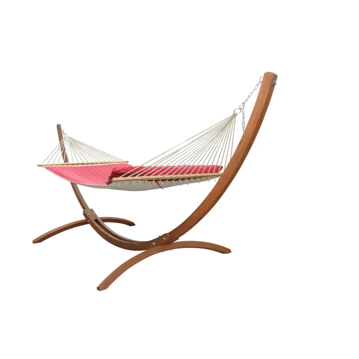 Curved Wooden Hammock Stand