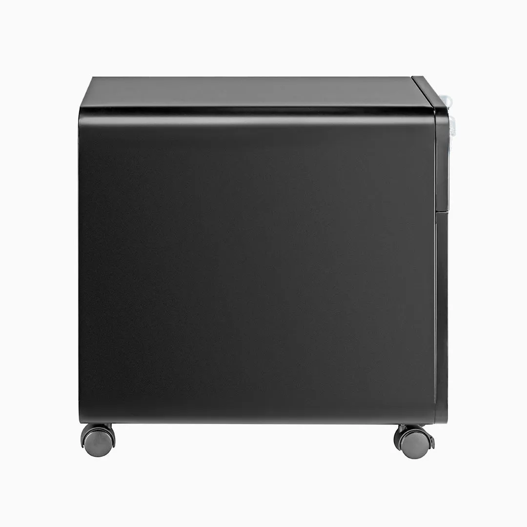 Desky 2 Drawer Mobile Filing Cabinet