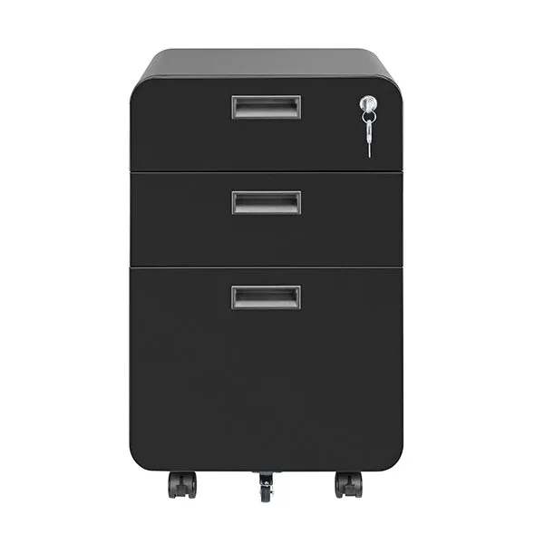 Desky 3 Drawer Mobile Filing Cabinet