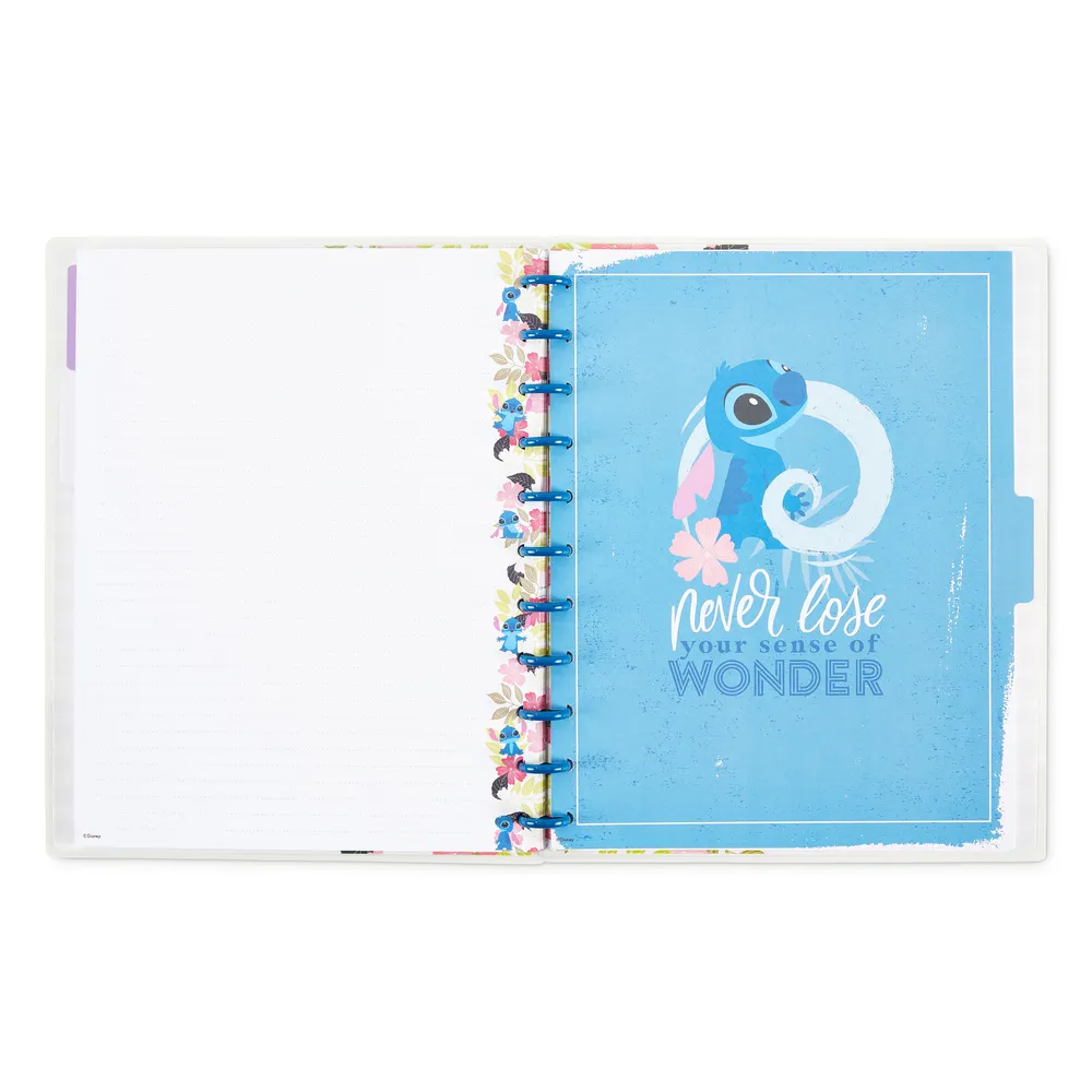 Disney© Aloha Stitch Big Notebook - Dot Lined Pages - 60 Sheets