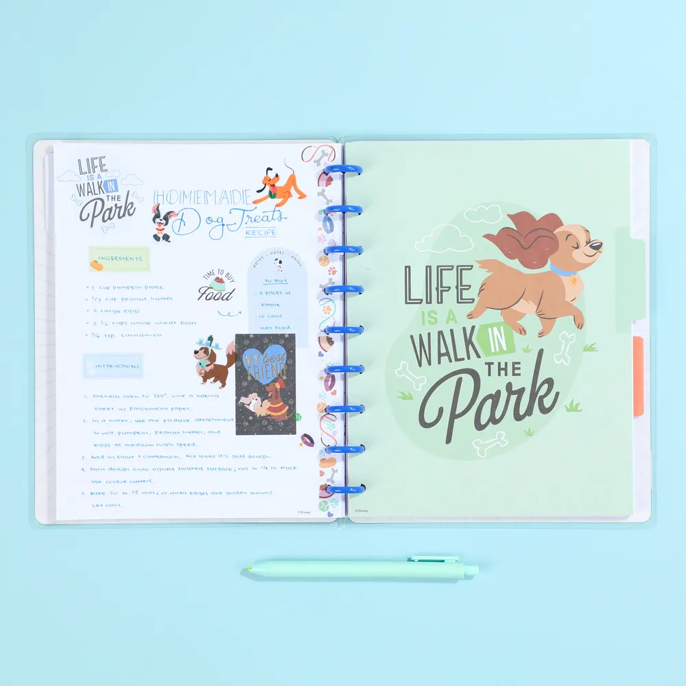 Disney Dogs - Dotted Lined Classic Notebook - 60 Sheets