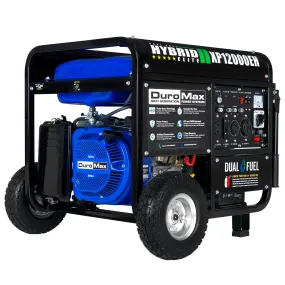 DuroMax XP12000EH Dual Fuel Portable Generator | 12,000 Watts