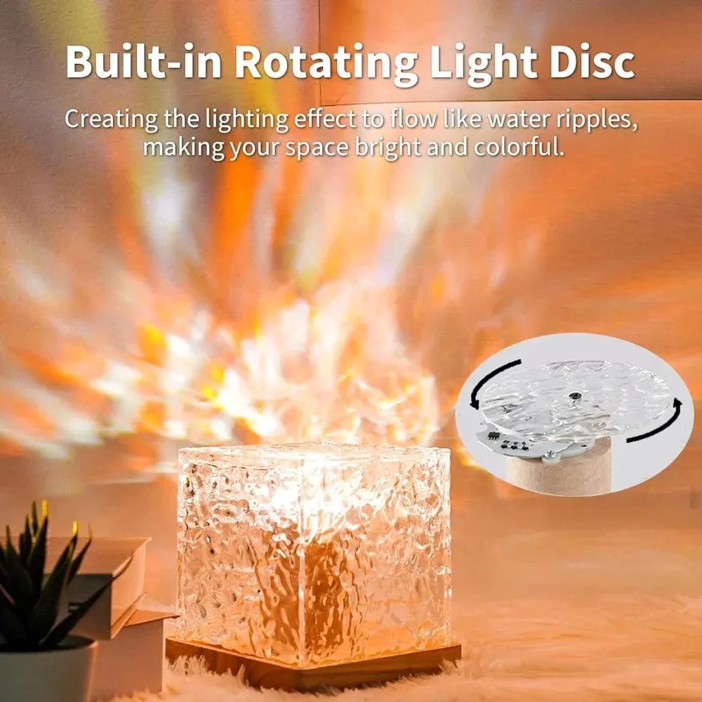 Dynamic Water Reflection Night Lamp