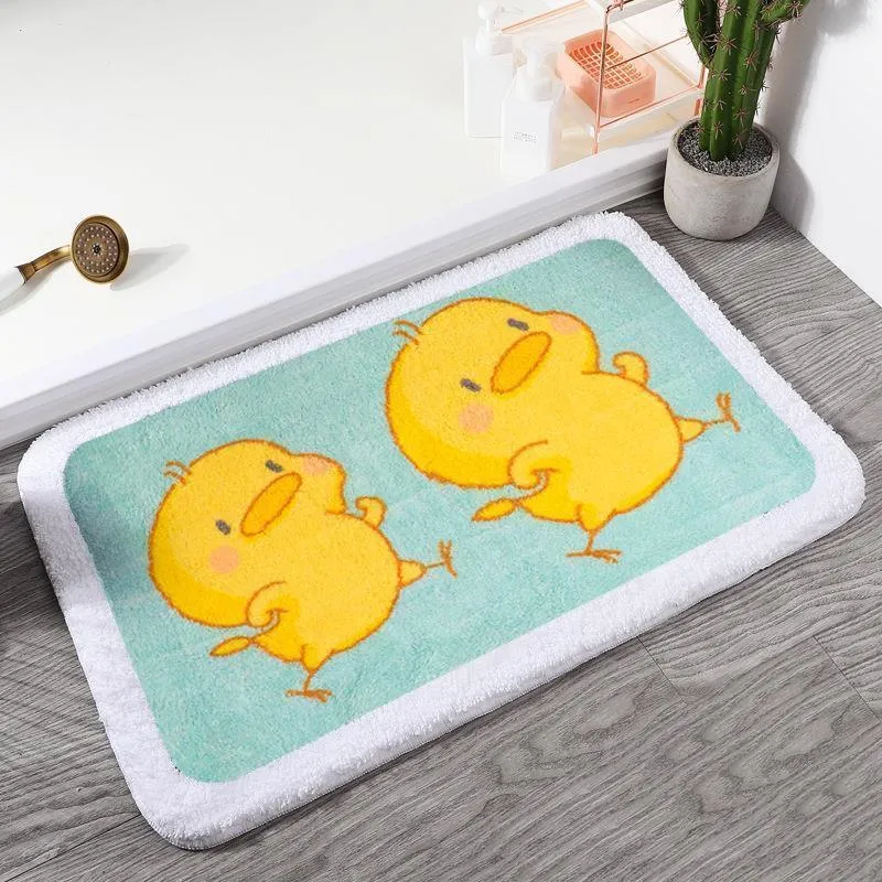 Enchanting Wildlife Fluffy Rectangle Bath Mats Collection