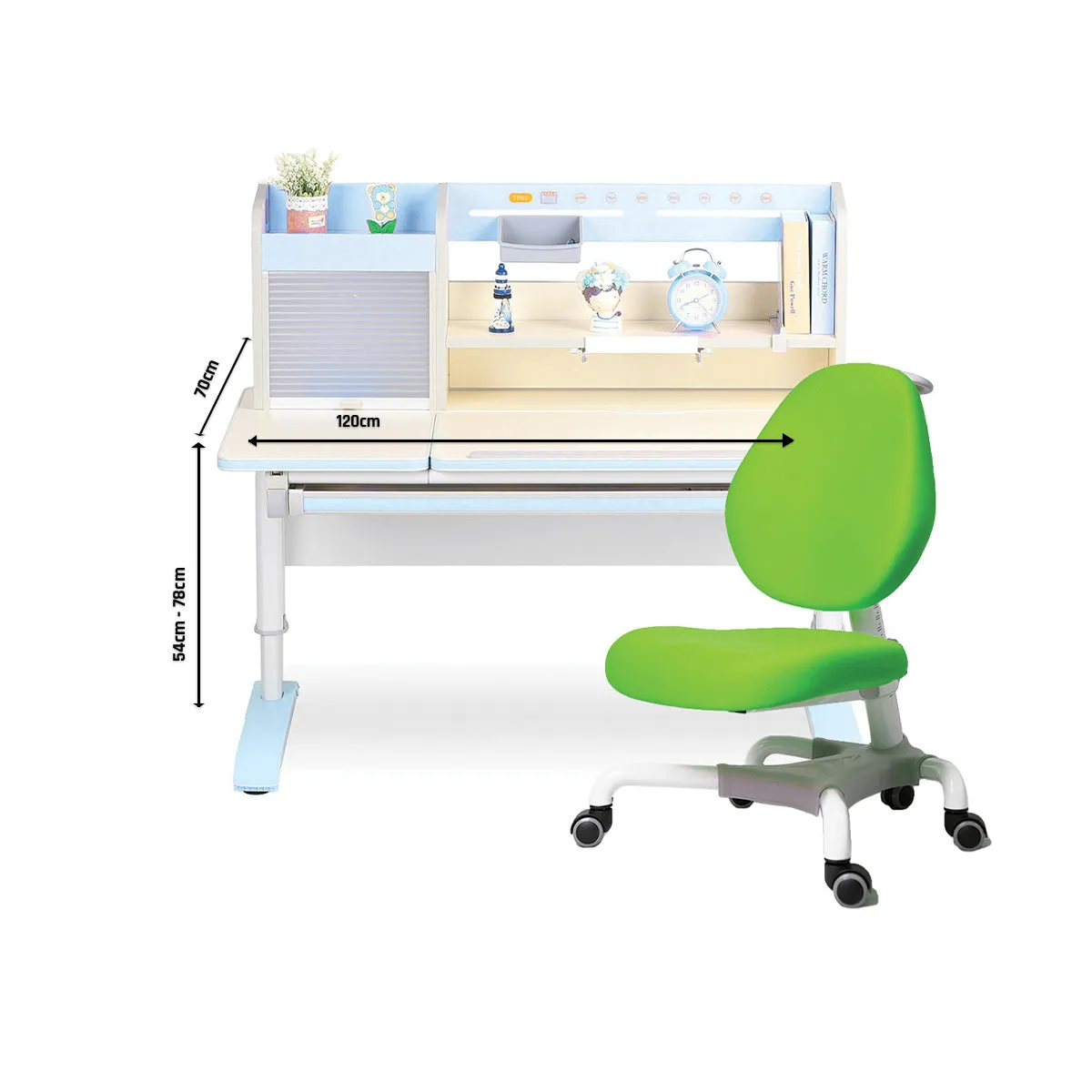 Ergo-Growing Kids Study Desk And Chair Set