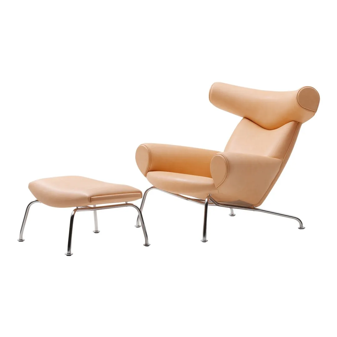 Erik Jørgensen Wegner Ox Ottoman for Ox / Queen Chairs