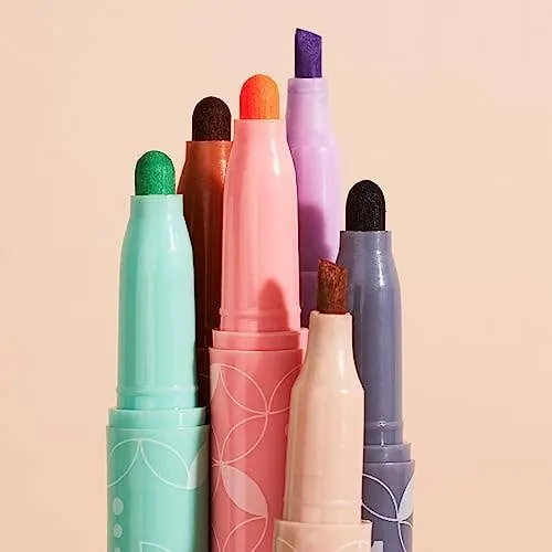 Erin Condren Dual-Tip Dot and Chisel Markers 6-pack