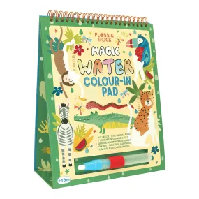 Floss & Rock Magic Colour Changing Watercard Easel and Pen - Jungle