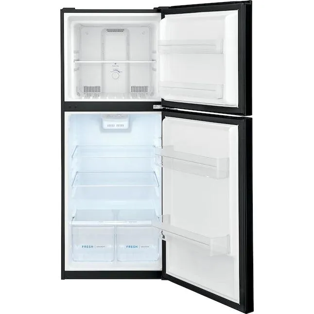 Frigidaire 10.1 Cu. Ft. Black Top Freezer Apartment-Size Refrigerator