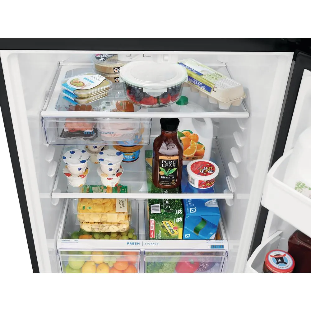 Frigidaire - 18.3 cu. ft. Top Freezer Refrigerator - Stainless Steel