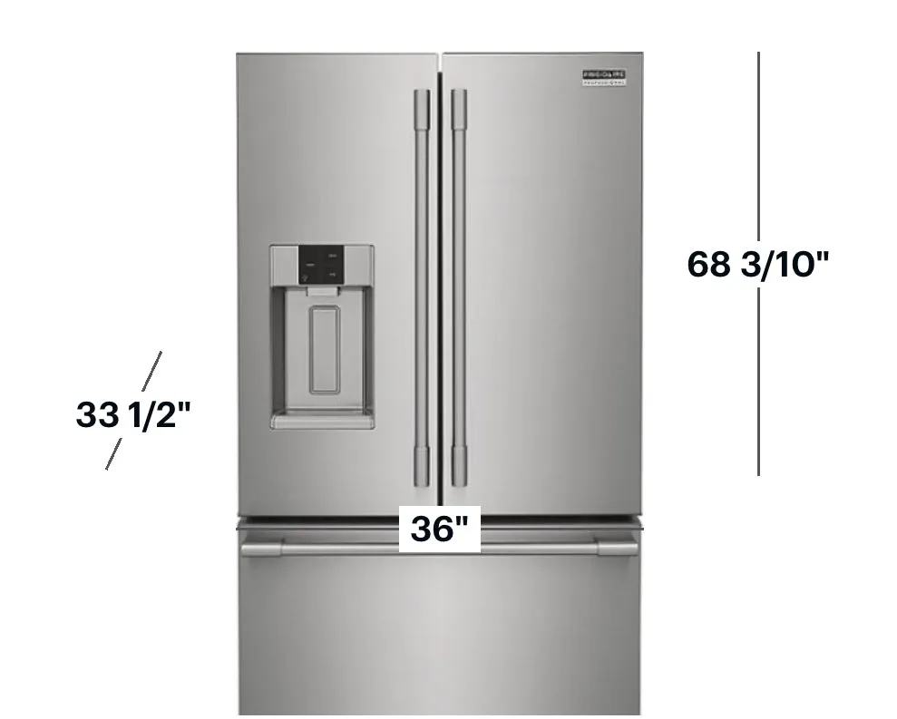 Frigidaire - Professional Cu. Ft. French Door Refrigerator - Stainless Steel