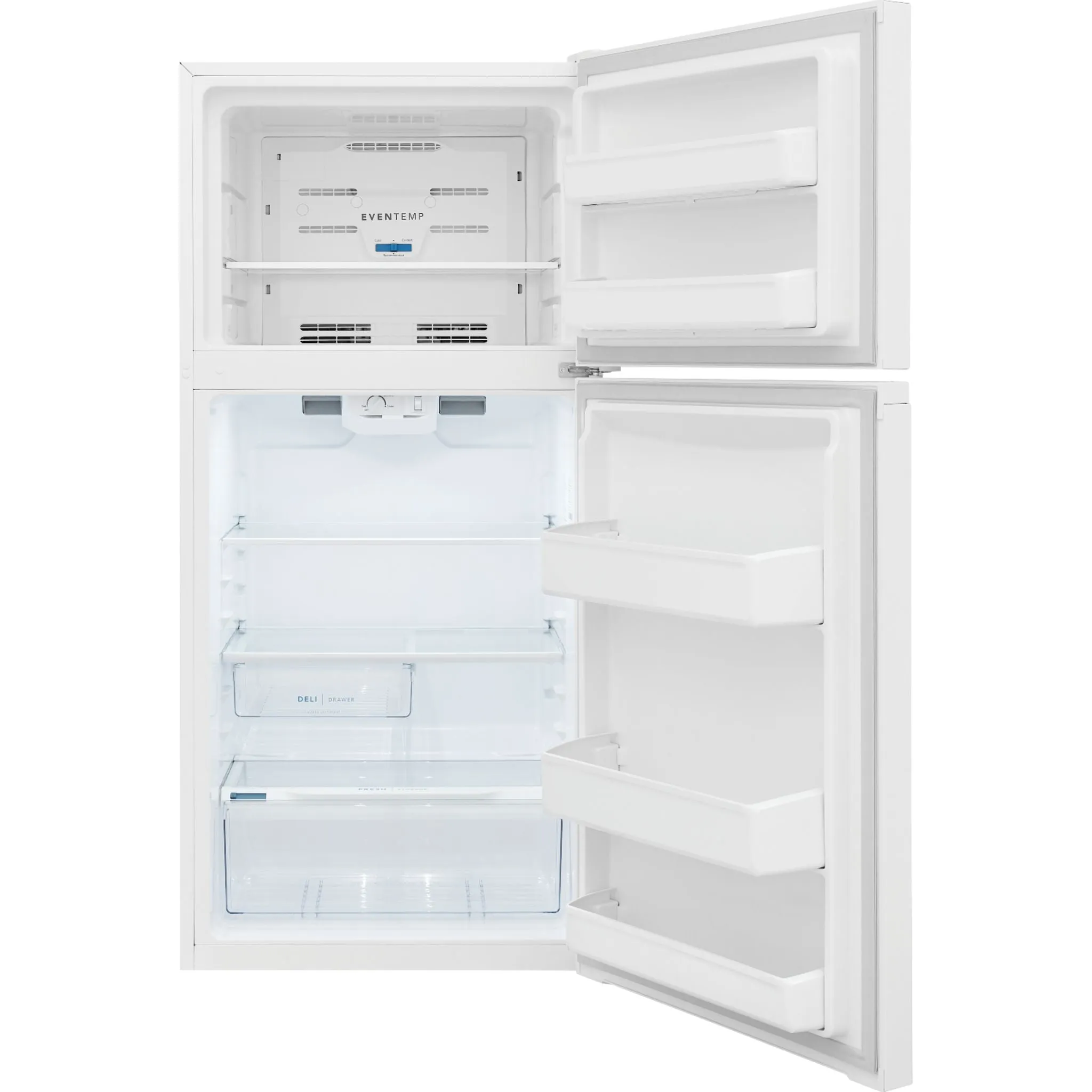 Frigidaire Top Mount Fridge (FFHT1425VW) - White