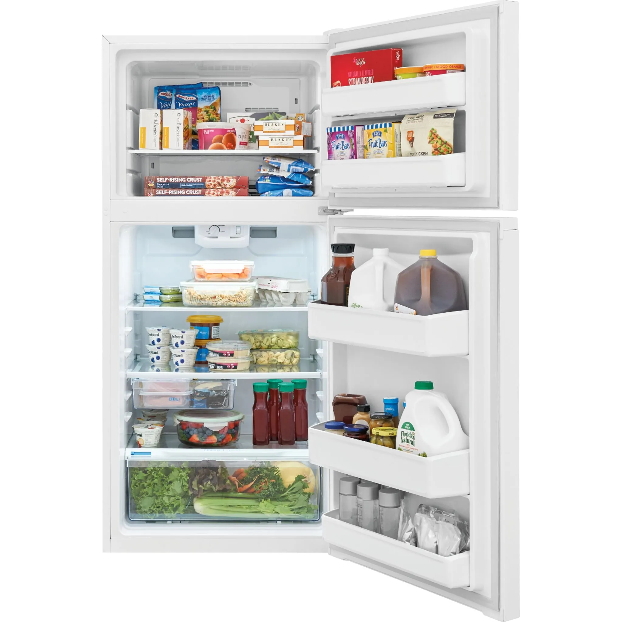 Frigidaire Top Mount Fridge (FFHT1425VW) - White