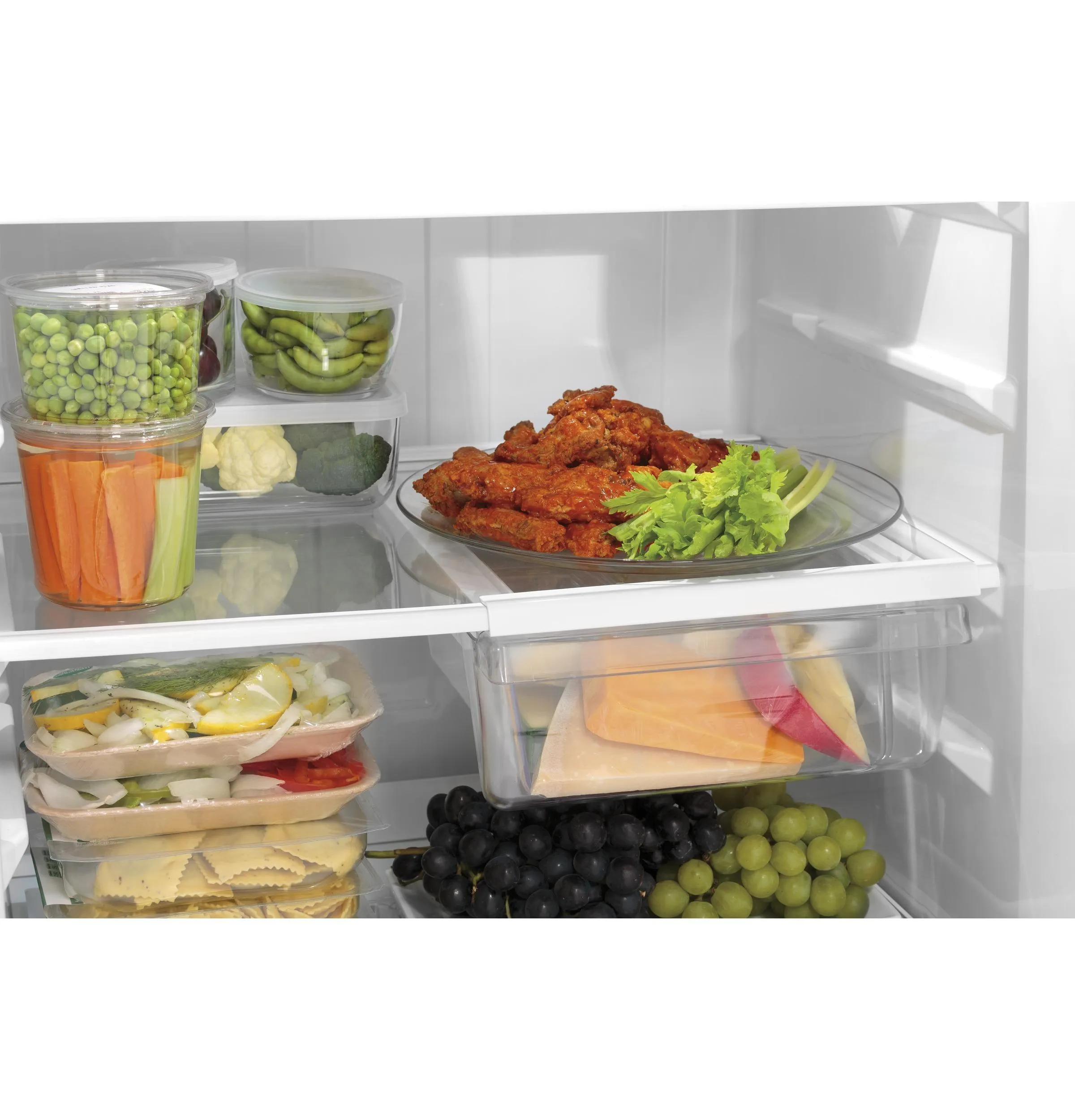 GE® ENERGY STAR® 21.9 Cu. Ft. Top-Freezer Refrigerator