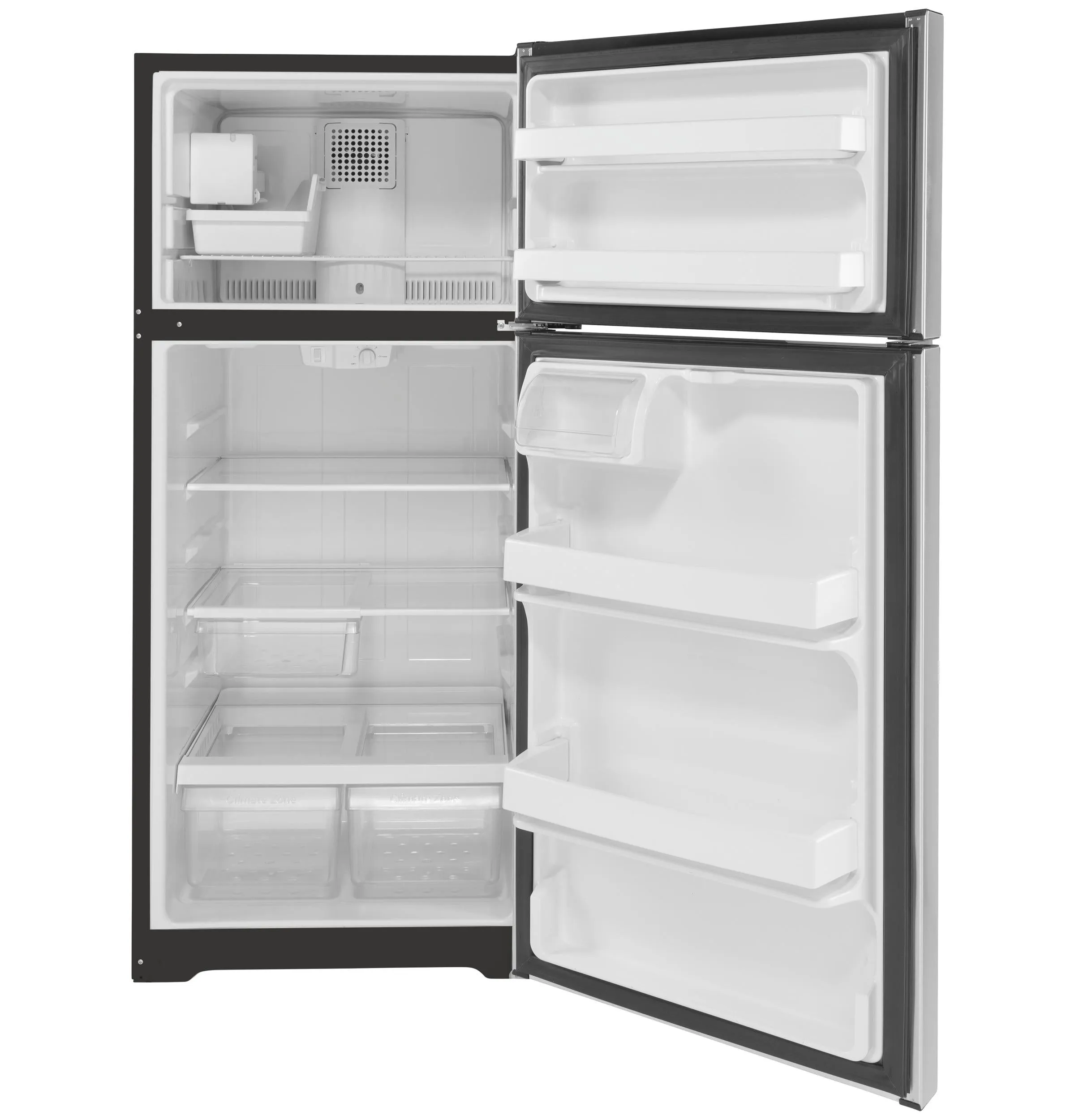 GIE17GSNRSS GE® ENERGY STAR® 16.6 Cu. Ft. Top-Freezer Refrigerator