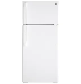 GIE18GTNRWW GE® ENERGY STAR® 17.5 Cu. Ft. Top-Freezer Refrigerator