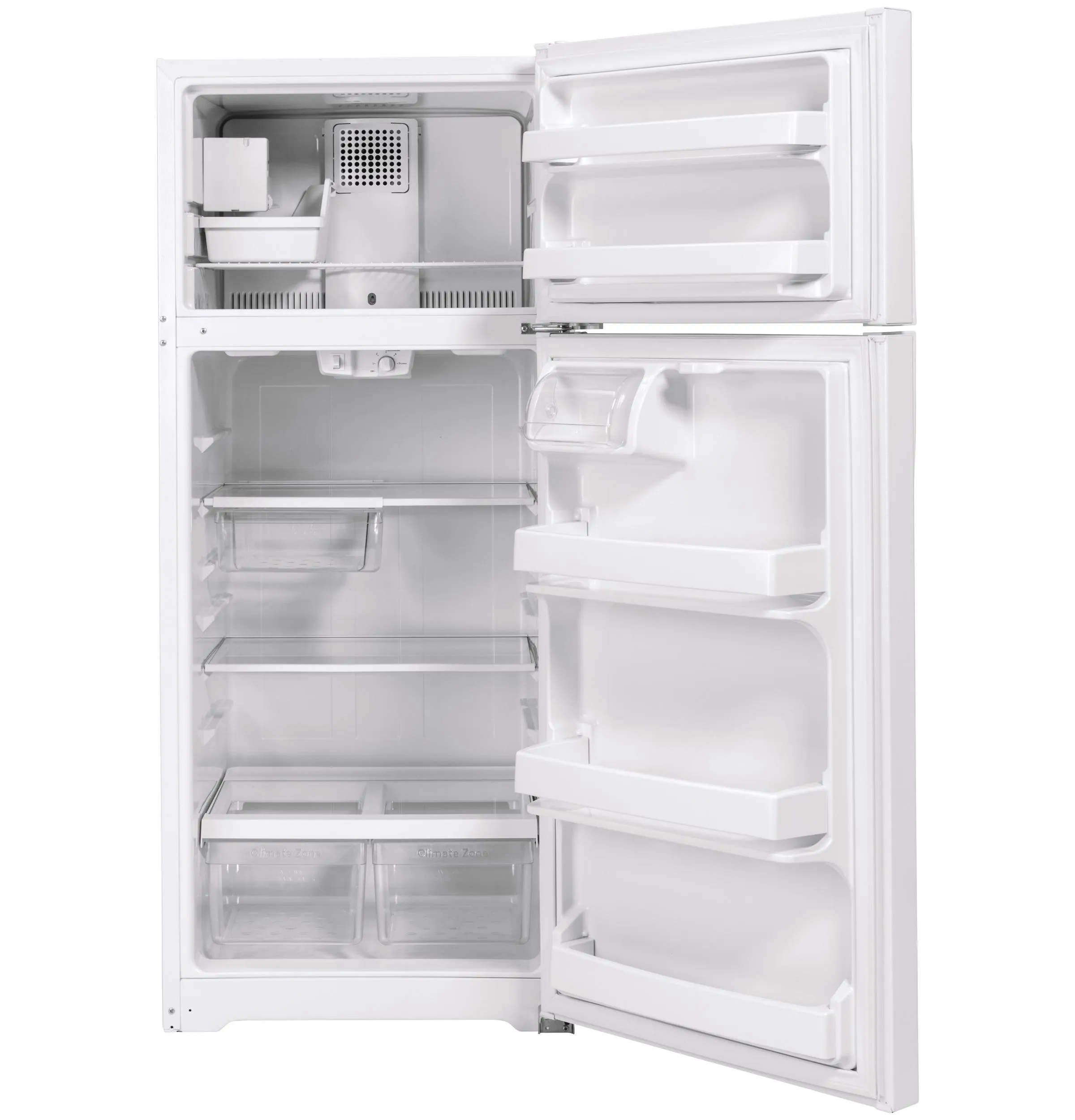 GIE18GTNRWW GE® ENERGY STAR® 17.5 Cu. Ft. Top-Freezer Refrigerator