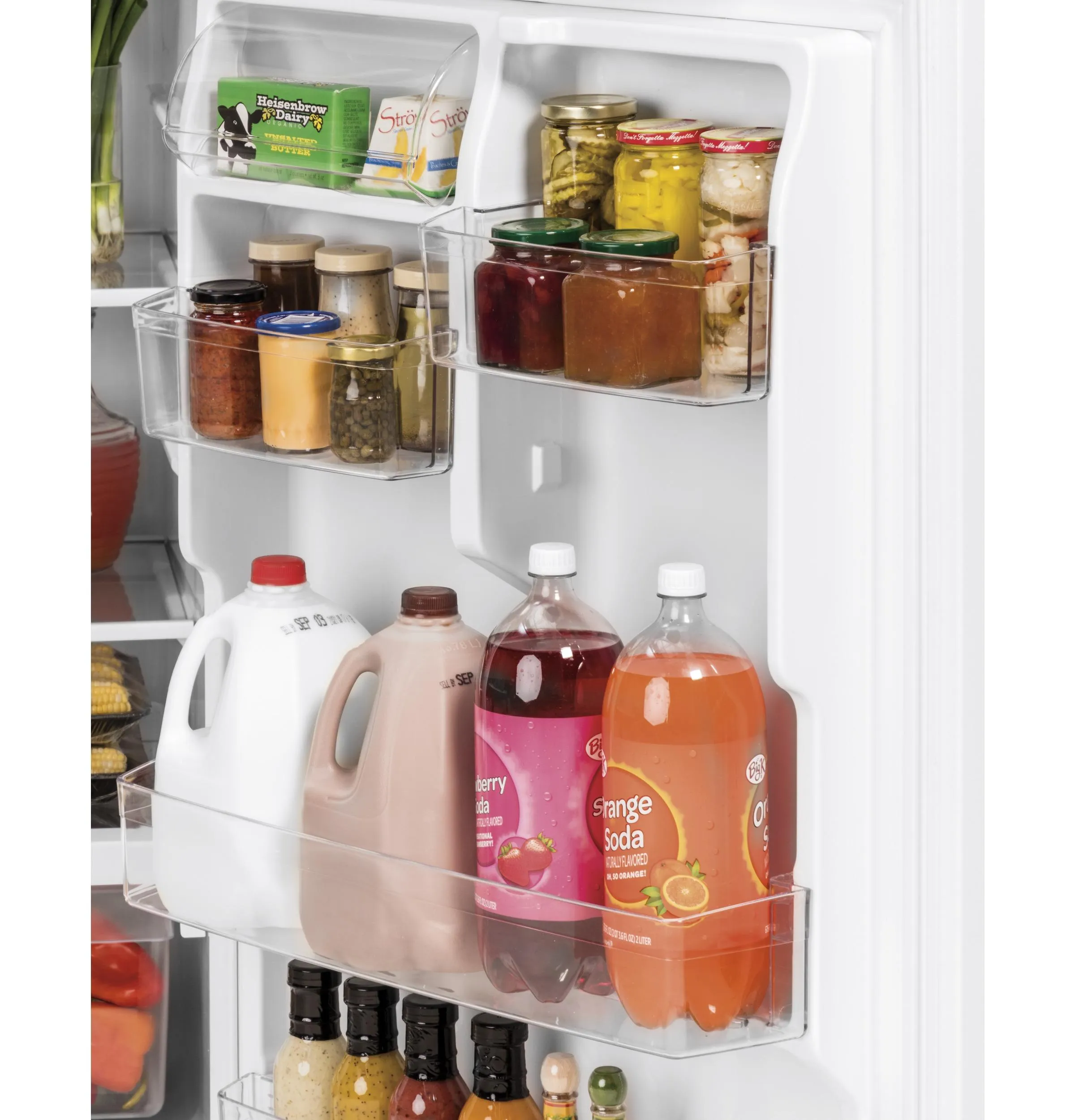 GIE19JSNRSS GE® ENERGY STAR® 19.2 Cu. Ft. Top-Freezer Refrigerator