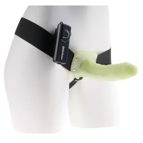 Glow-In-The-Dark Vibrating Hollow Strap-on