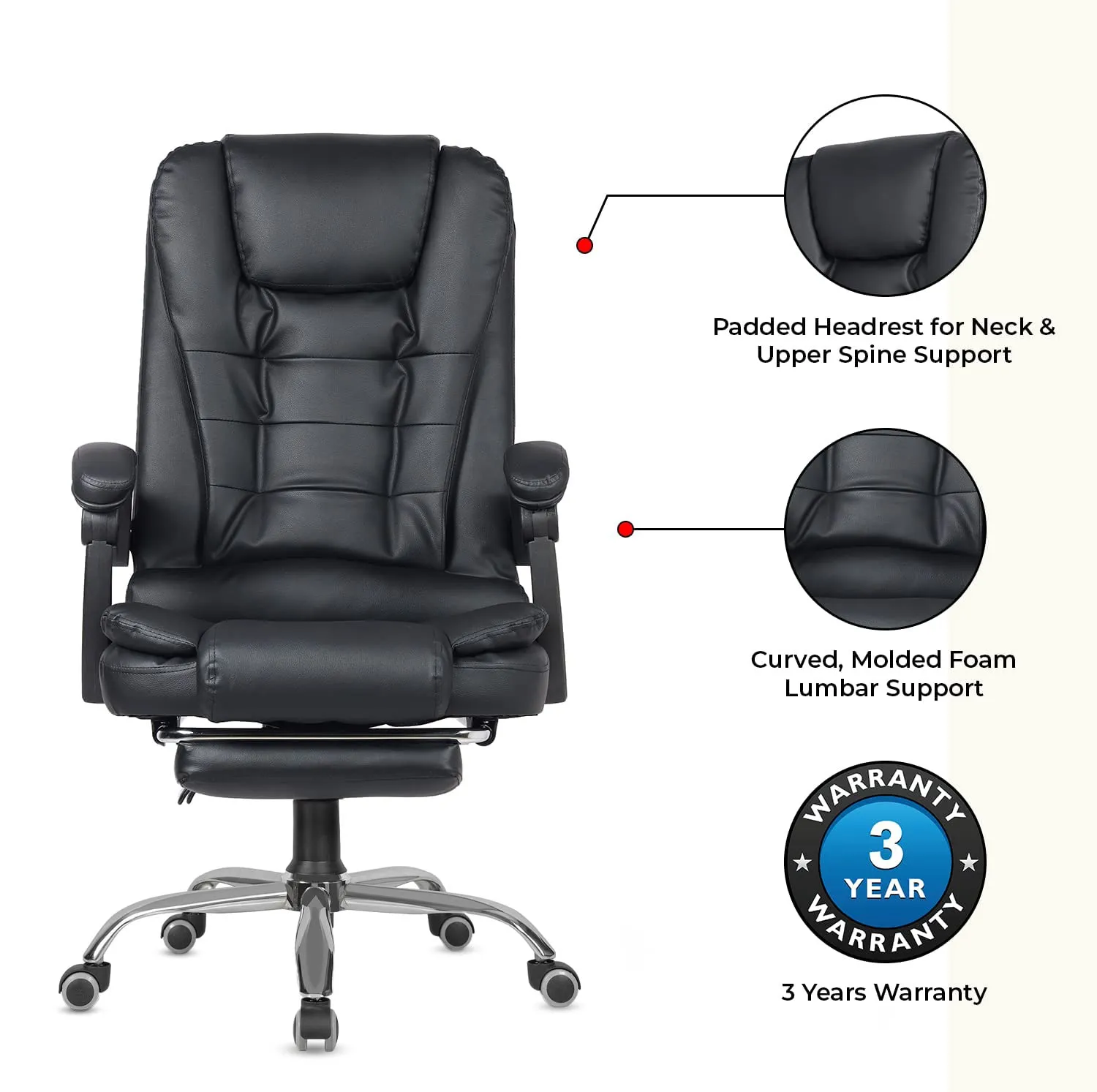 Green Soul Renewed Urbane Pro Leatherette Executive Chair