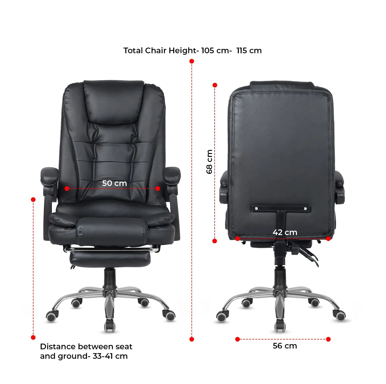 Green Soul Renewed Urbane Pro Leatherette Executive Chair