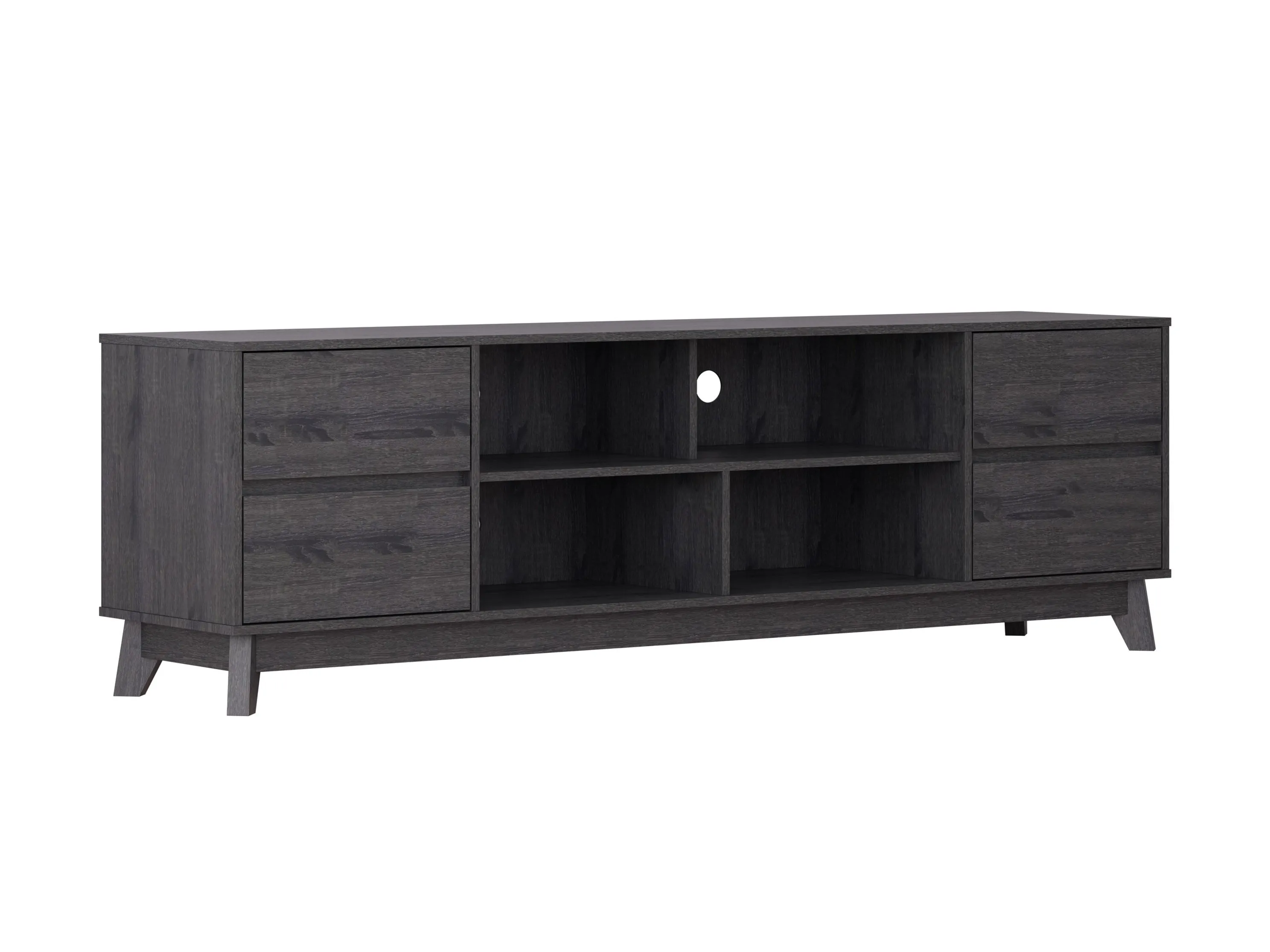 Grey Modern TV Stand, TVs up to 85"