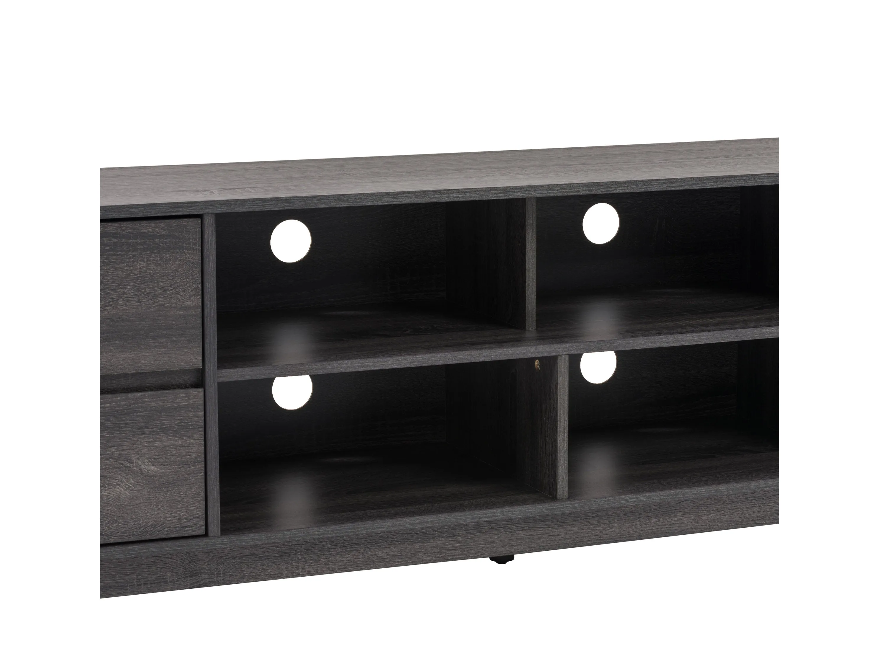 Grey Modern TV Stand, TVs up to 85"