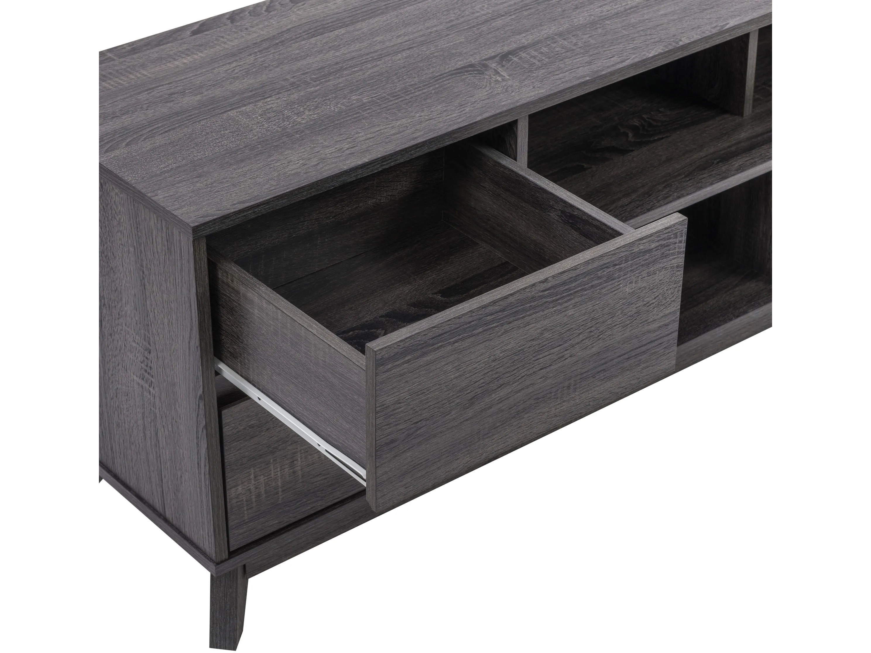 Grey Modern TV Stand, TVs up to 85"