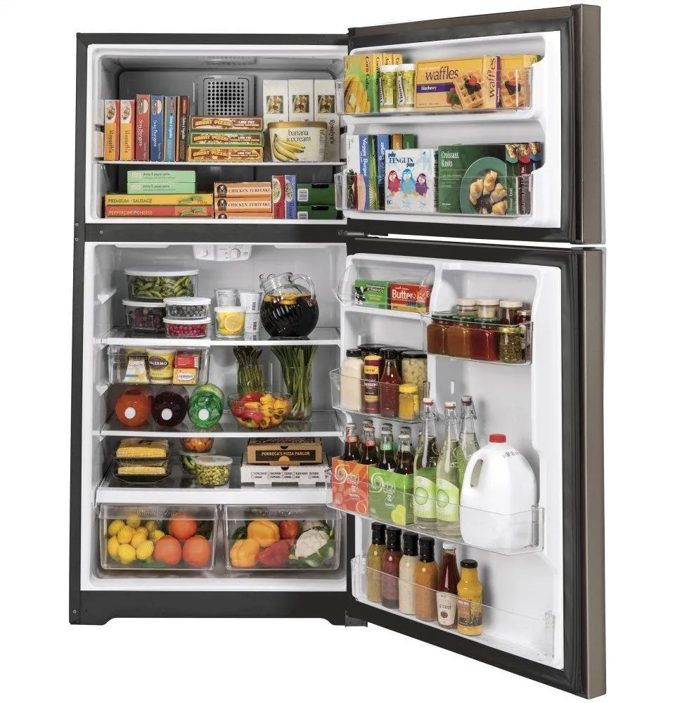 GTE22JMNRES GE® ENERGY STAR® 21.9 Cu. Ft. Top-Freezer Refrigerator