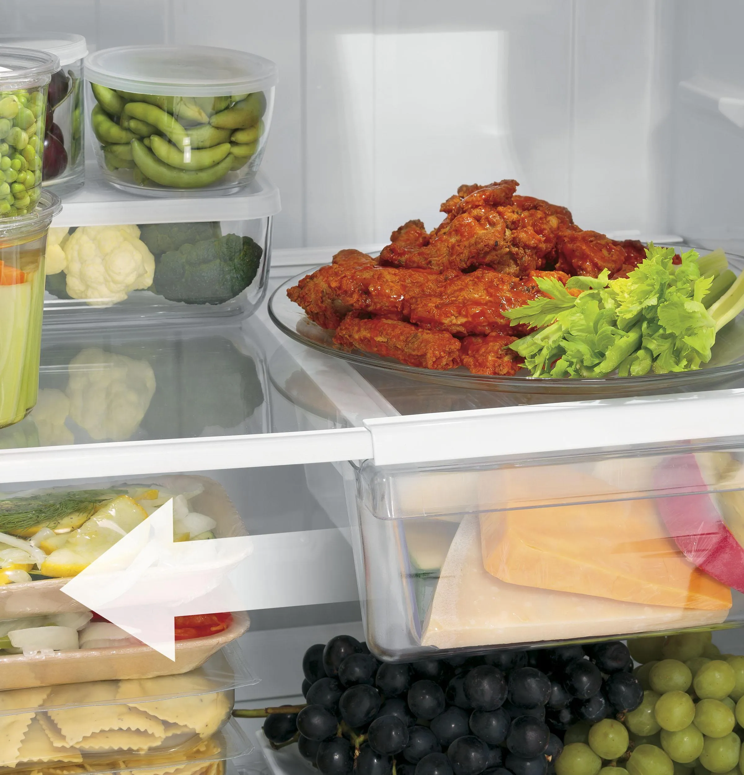 GTS18HGNRWW GE® 17.5 Cu. Ft. Top-Freezer Refrigerator