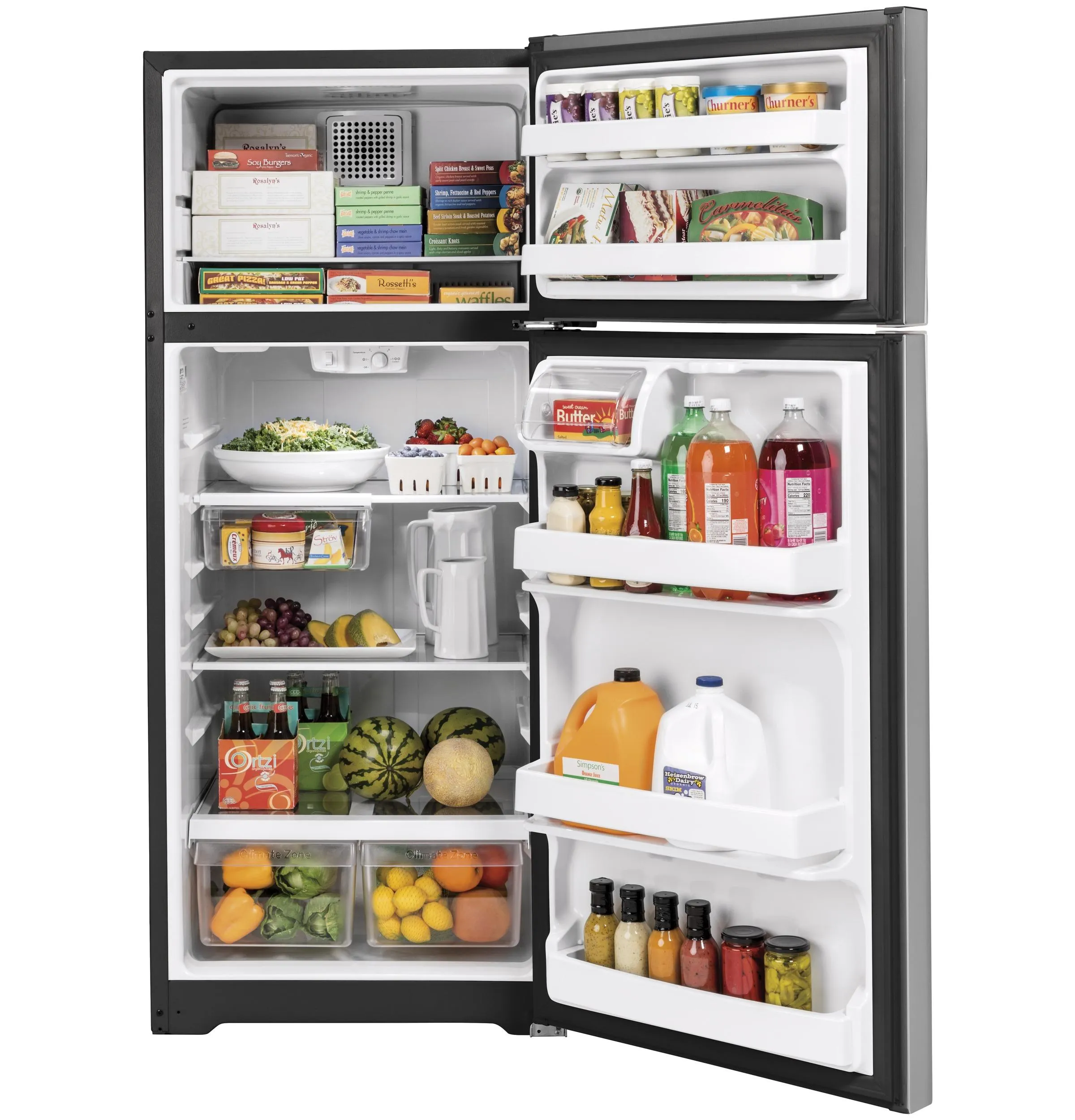 GTS18HYNRFS GE® 17.5 Cu. Ft. Top-Freezer Refrigerator