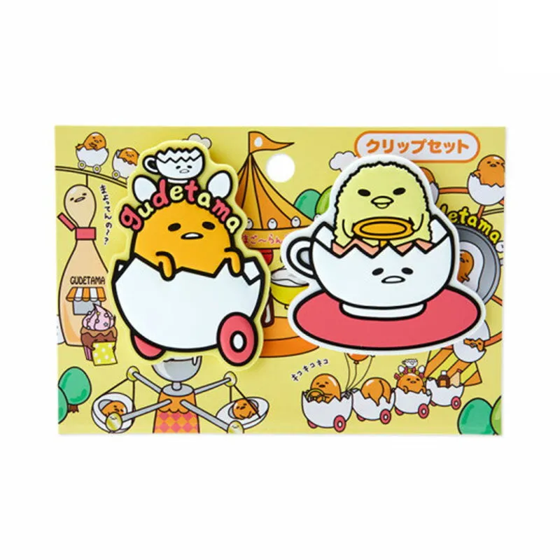 Gudetama Land Clip Set