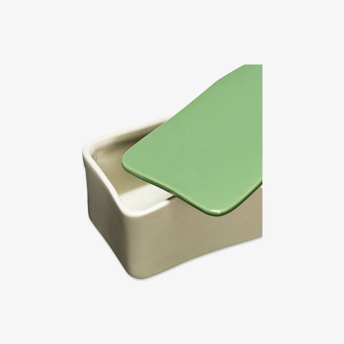 HÜBSCH AMARE DESK ORGANISER // SAND GREEN